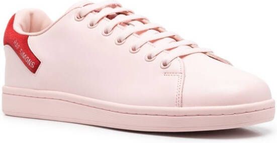 Raf Simons Orion low-top leather sneakers Pink