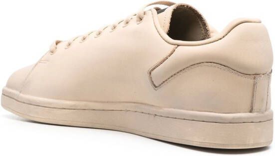 Raf Simons round-toe lace-up sneakers Neutrals