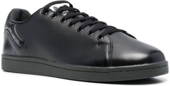 Raf Simons round-toe low-top sneakers Black