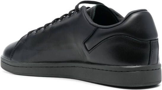 Raf Simons round-toe low-top sneakers Black