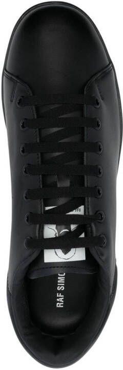 Raf Simons round-toe low-top sneakers Black