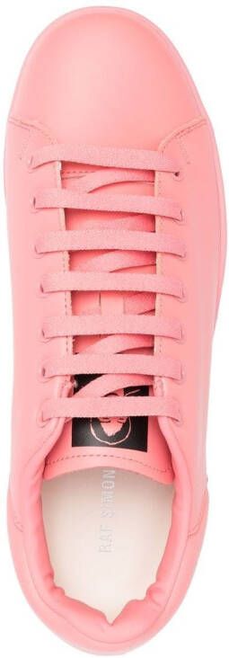 Raf Simons side logo-print low-top sneakers Pink