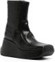 Raf Simons square-toe wedge boots Black - Thumbnail 2