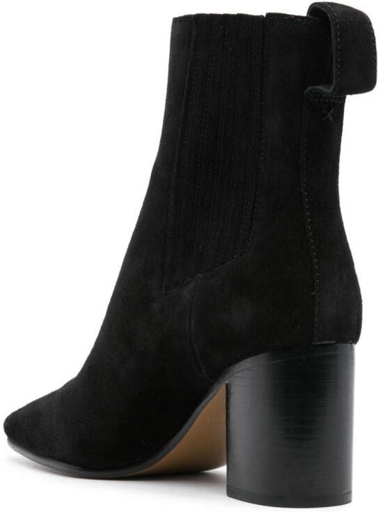 rag & bone Astra 65mm suede ankle boots Black