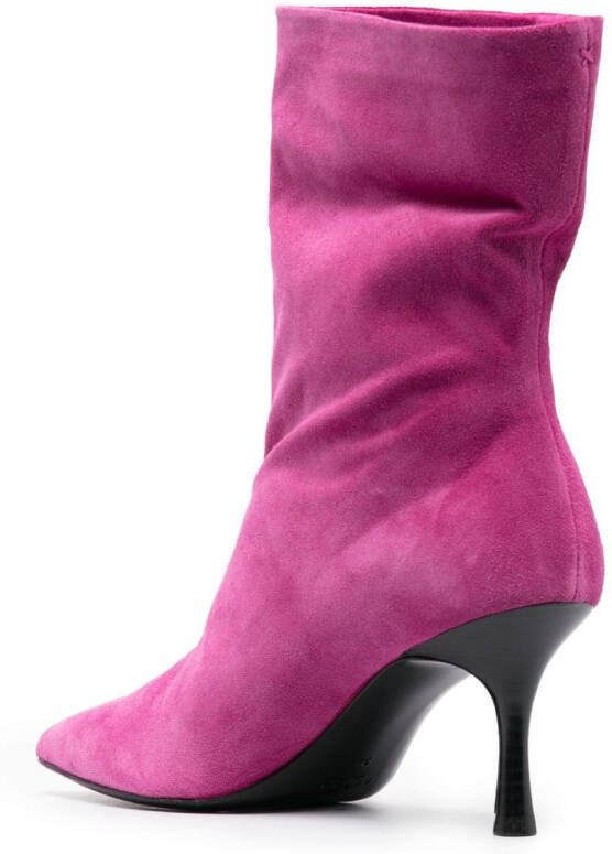 rag & bone Brea 70mm suede boots Pink