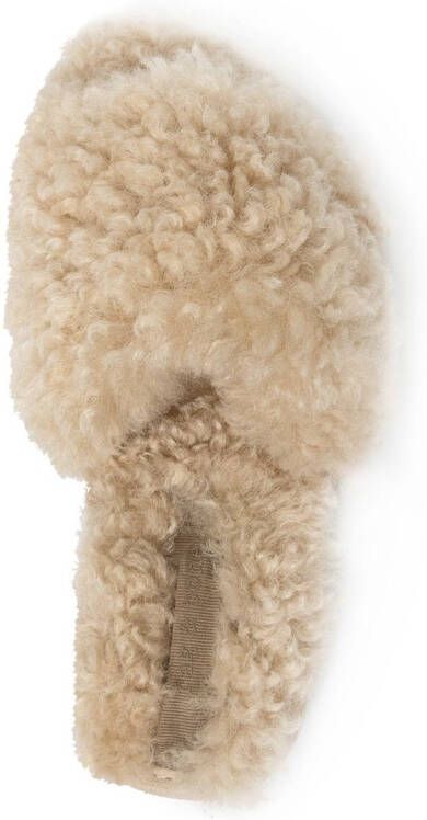 rag & bone Eira fluffy sandals Brown