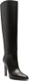 Ralph Lauren Collection Brently 100mm knee-high leather boots Black - Thumbnail 2
