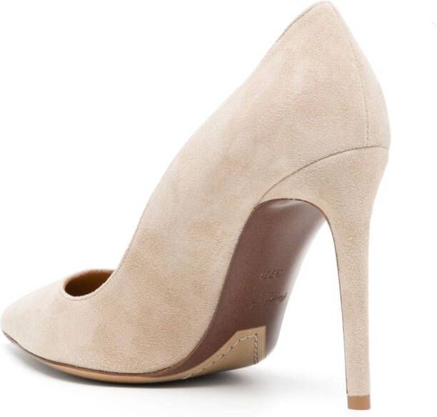 Ralph Lauren Collection Celia 100mm suede leather pumps Neutrals