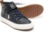 Ralph Lauren Kids Polo Pony-embroidered high-top sneakers Blue - Thumbnail 2