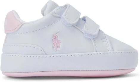 Ralph Lauren Kids Polo Pony touch-strap sneakers Blue