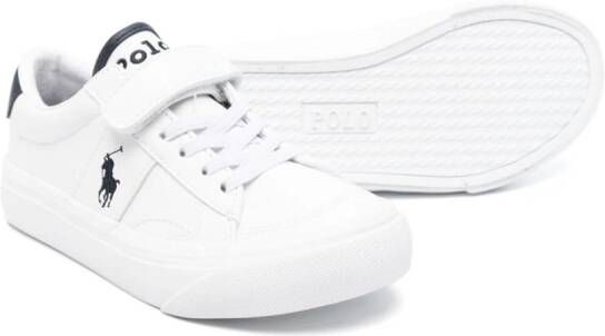 Ralph Lauren Kids Theron IV logo-embroidered sneakers White