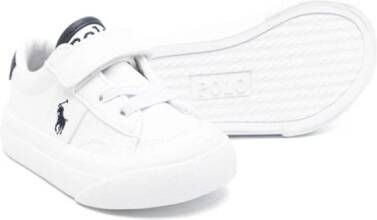 Ralph Lauren Kids Theron IV logo-embroidered sneakers White