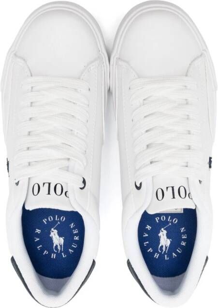 Ralph Lauren Kids Theron Polo-Pony-motif sneakers White