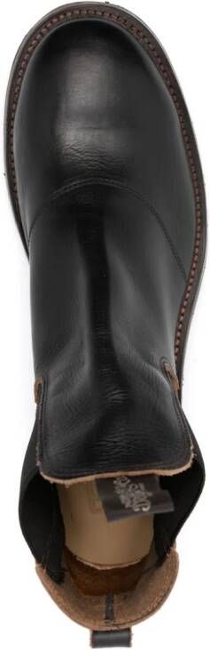 Ralph Lauren RRL Congress leather Chelsea boots Black
