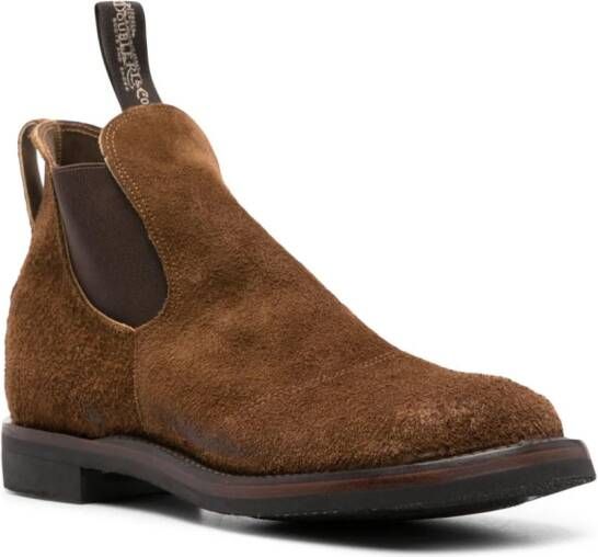 Ralph Lauren RRL Congress suede Chelsea boots Brown