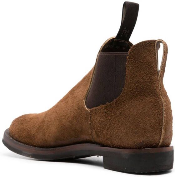 Ralph Lauren RRL Congress suede Chelsea boots Brown