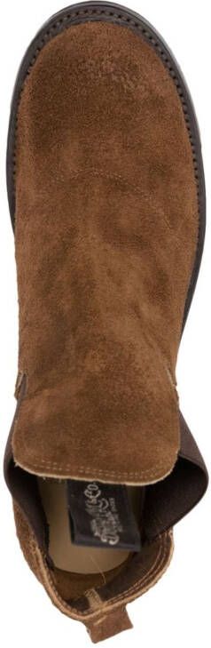Ralph Lauren RRL Congress suede Chelsea boots Brown