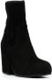 Random Identities 90mm suede ankle boots Black - Thumbnail 2