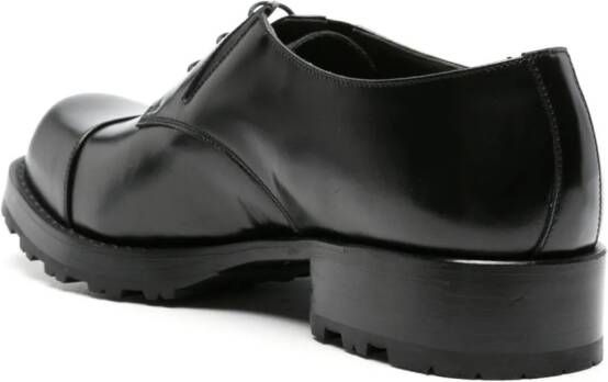 Random Identities leather Derby shoes Black