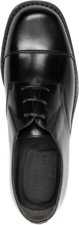Random Identities leather Derby shoes Black