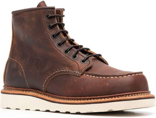 Red Wing Shoes 1907 Heritage Work Moc Toe boot Brown