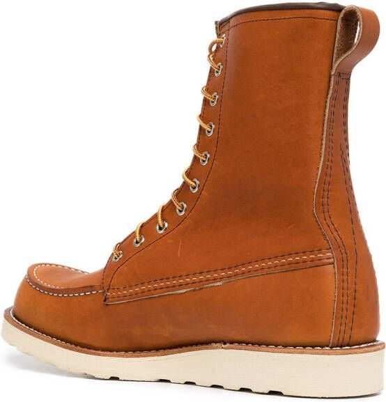 Red Wing Shoes ankle lace-up fastening boots Brown