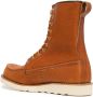 Red Wing Shoes ankle lace-up fastening boots Brown - Thumbnail 3