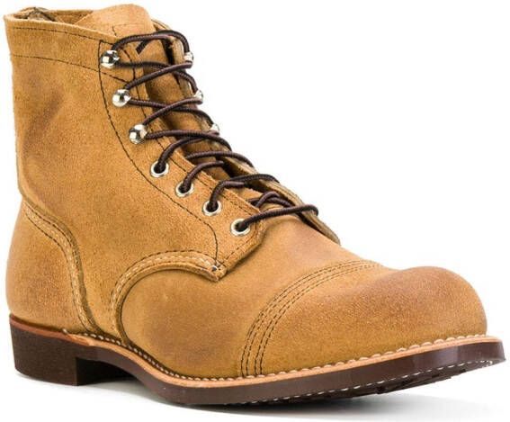 Red Wing Shoes classic lace-up boots Brown