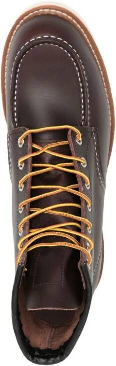 Red Wing Shoes Classic Moc leather ankle boots Brown