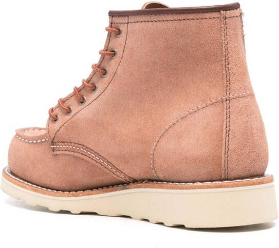 Red Wing Shoes Classic Moc suede boots Pink