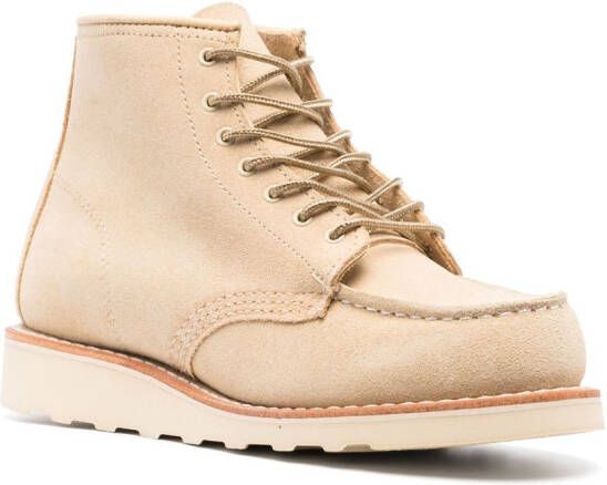 Red Wing Shoes classic mocassin toe boots Neutrals