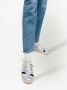 RE DONE 70s low-top striped sneakers Silver - Thumbnail 5