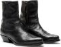 RE DONE pointed-toe western leather boots Black - Thumbnail 2