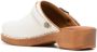 RE DONE wooden-platform leather clogs White - Thumbnail 3