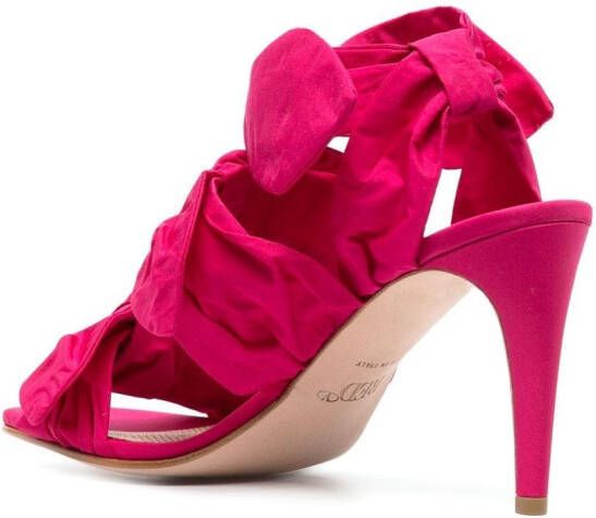 RED(V) bow-detail heeled sandals Pink