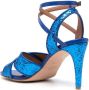 RED(V) crossover-strap leather pumps Blue - Thumbnail 3