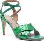 RED(V) glitter-embellished open-toe sandals Green - Thumbnail 2