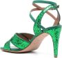 RED(V) glitter-embellished open-toe sandals Green - Thumbnail 3