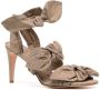 RED(V) Knot Me Up 85mm sandals Brown - Thumbnail 2