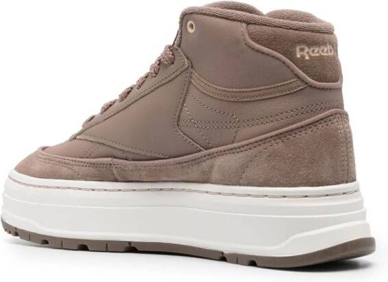 Reebok Club C Geo platform sneakers Brown