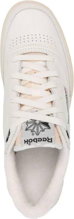 Reebok Club C lace-up leather sneakers White