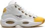 Reebok Kids Question Mid leather sneakers White - Thumbnail 2