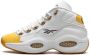 Reebok Kids Question Mid leather sneakers White - Thumbnail 5