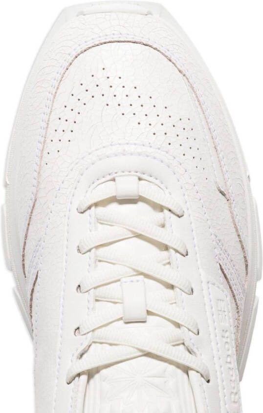 Reebok LTD Classic LTD cracked-effect sneakers White