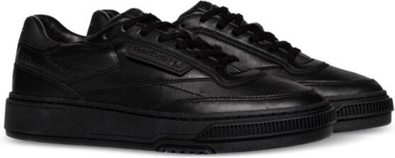 Reebok LTD Club C logo-patch sneakers Black