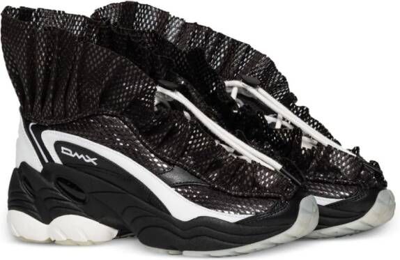 Reebok LTD DMX Ruffle lace-up sneakers Black