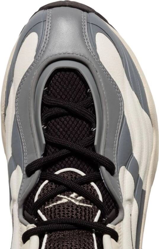 Reebok LTD DMX Run 6 logo-embroidered sneakers Grey