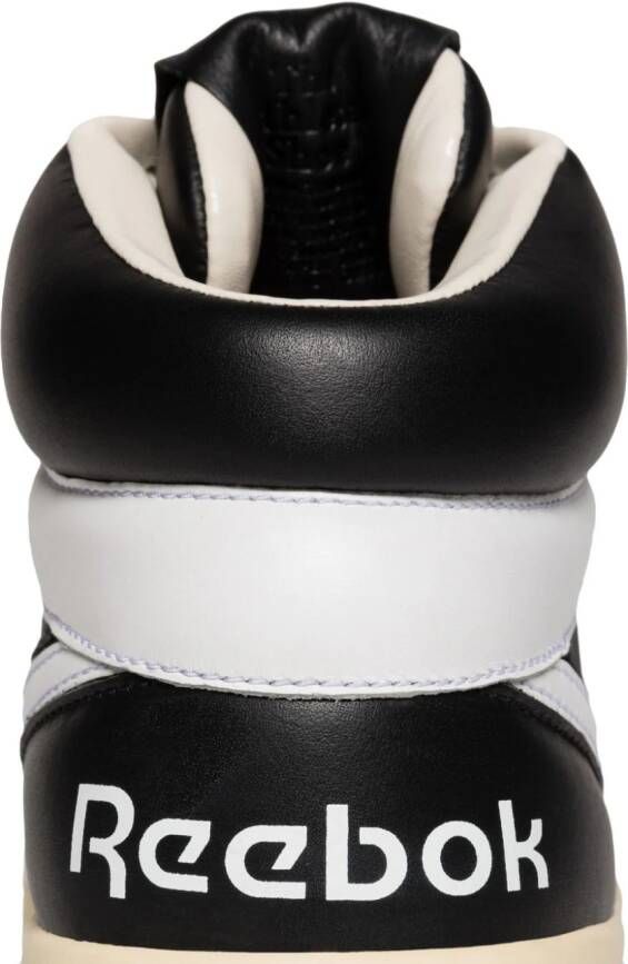 Reebok LTD logo-patch leather sneakers Black