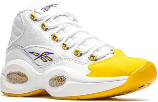 Reebok Question Mid "Yellow Toe Kobe" sneakers White