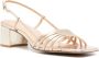Reformation Eleonora 85mm open-toe sandals Gold - Thumbnail 2